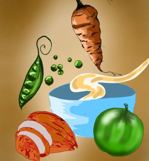 Три салатных кита