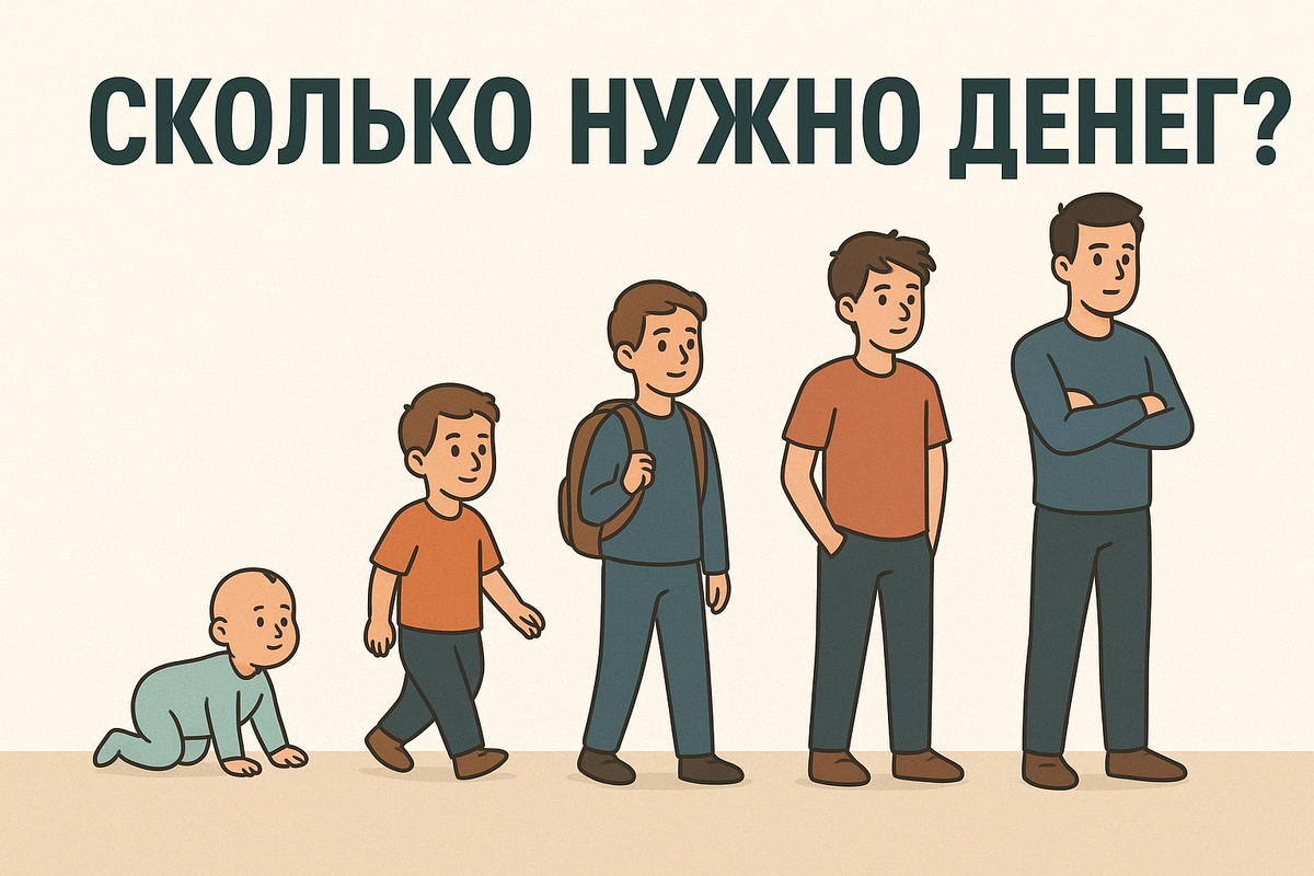 Сколько нужно денег на ребенка от 0 до 18