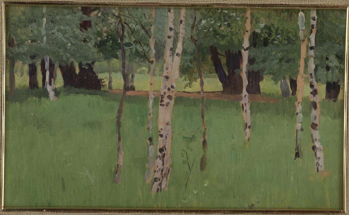 И.И. Левитан. Березы. Из фондов Музея музыки.