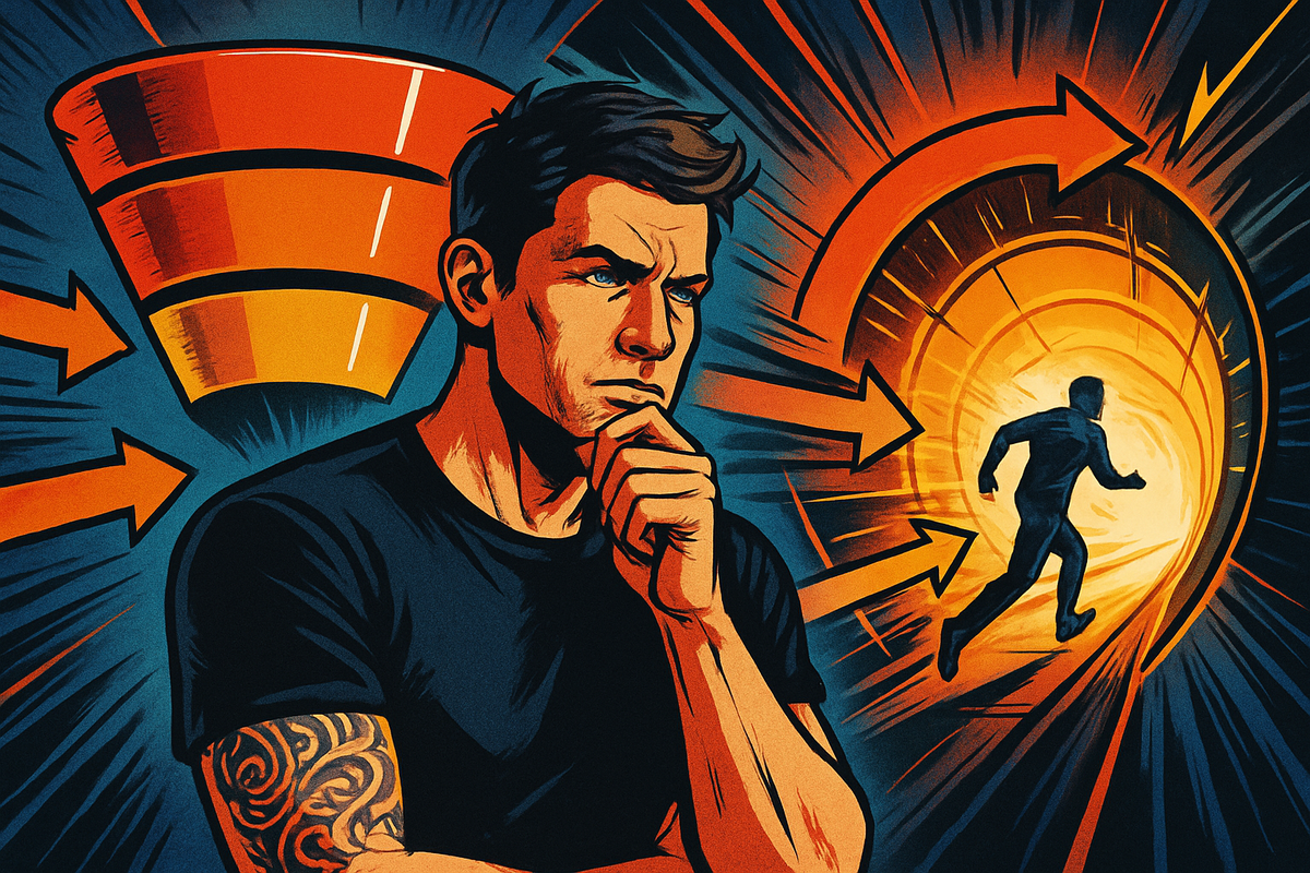 Воронка против туннеля продаж. На канале Dr. маркетинга получи подарок для реализации Х2 