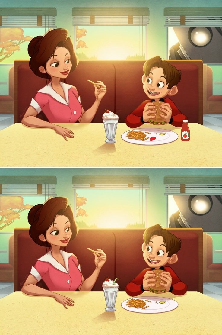 Найдите 5 отличий