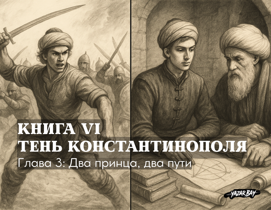 Два юных сына Османа-султана, воинственный Орхан и вдумчивый Алаэддин, показаны в своей стихии. ©Язар Бай