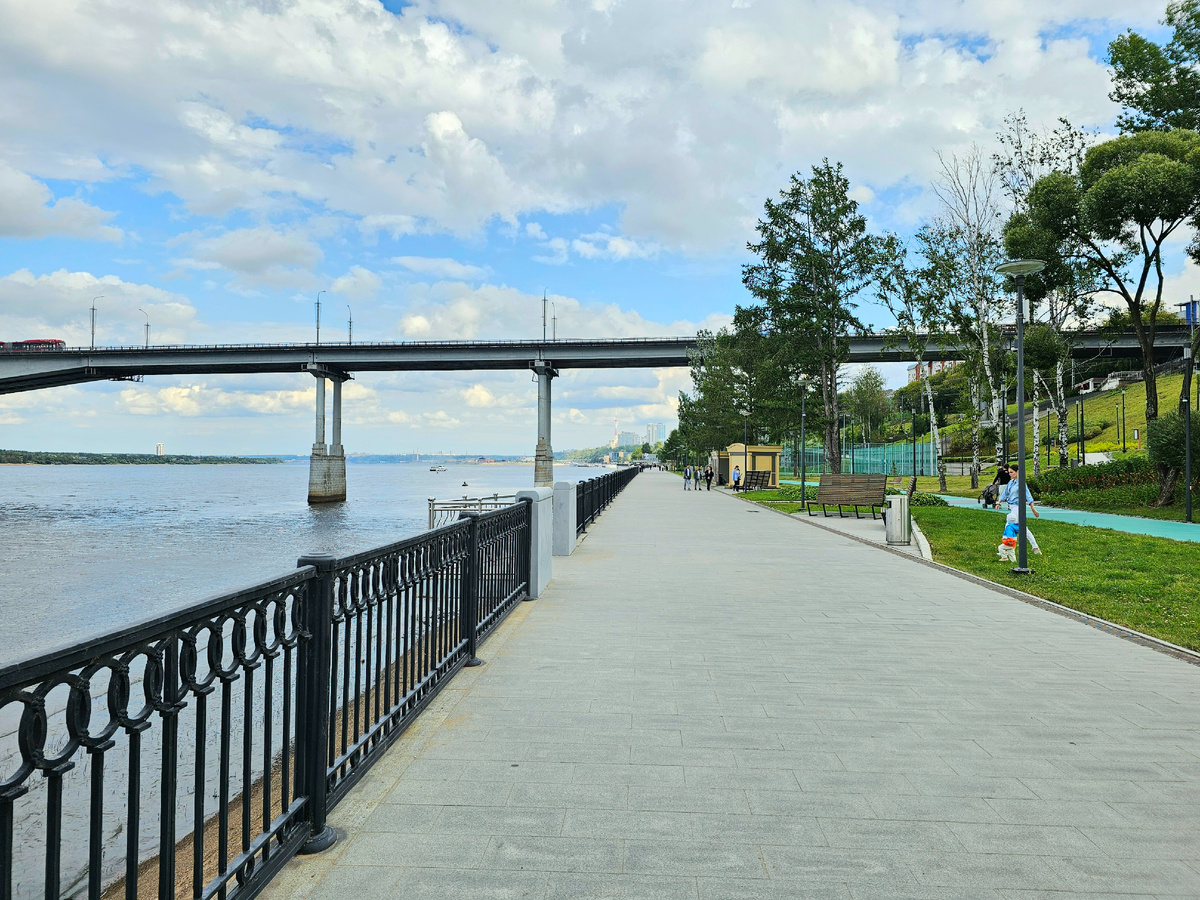 Набережная в Перми, фото автора