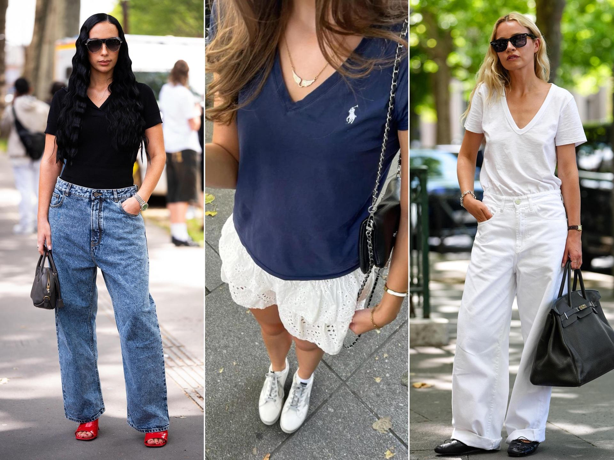 Футболка "V-neck" — новый тренд осени 2025