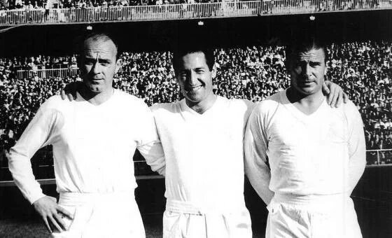 Альфредо Ди Стефано, Ференц Пушкаш и Франсиско Хенто