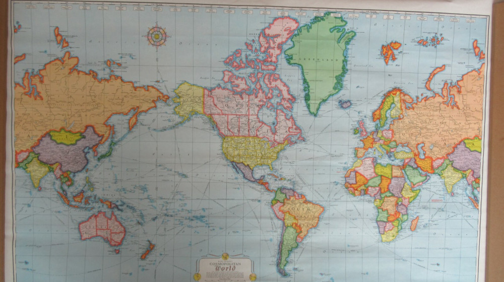    Вы не поверите как на самом деле выглядят карты Мира в других странах