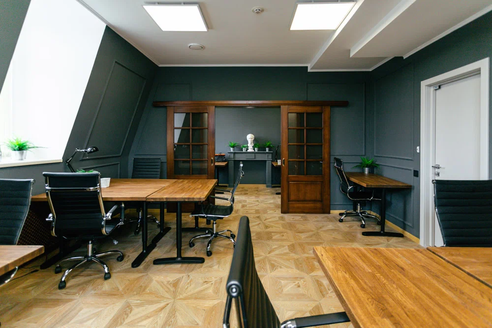 Один из уютныхх офисов в нашем коворкинге BLOKS