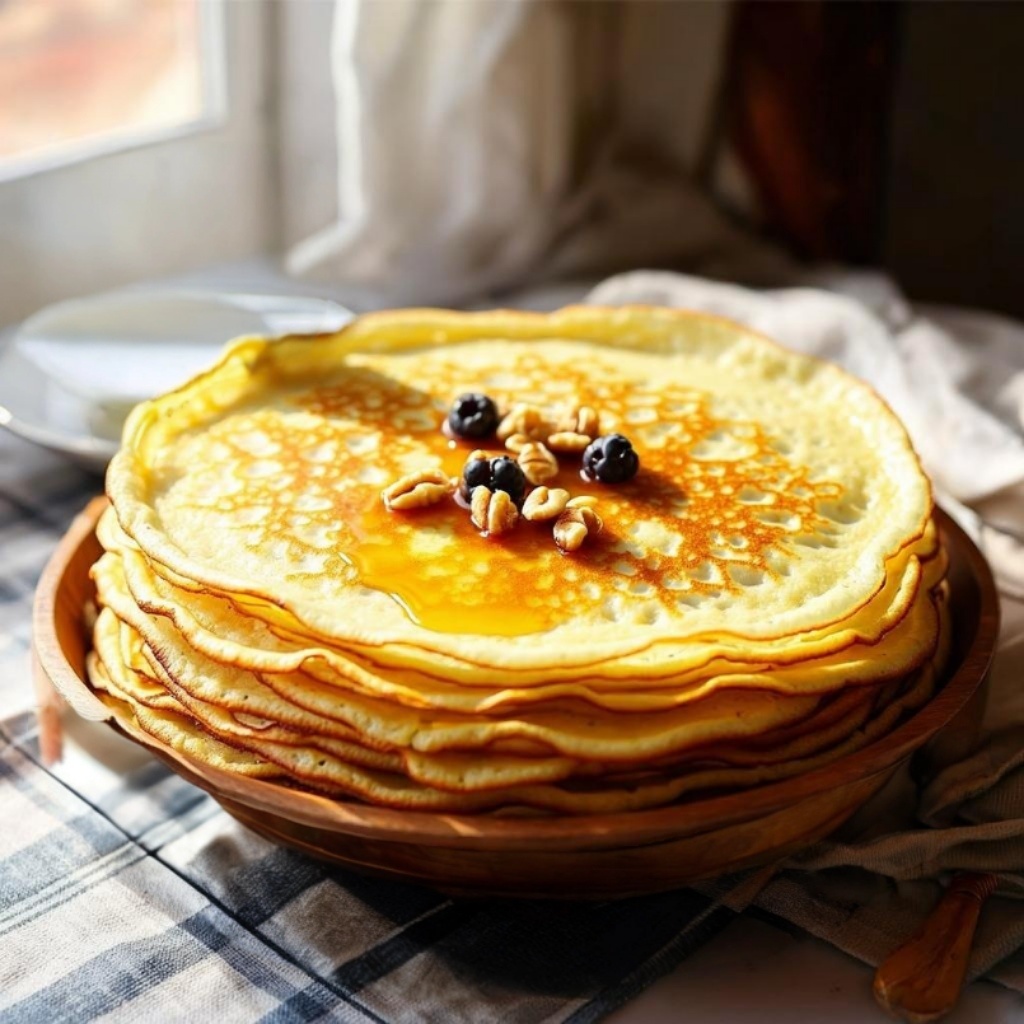Этот десерт прекрасно подойдет в качестве перекуса и сможет порадовать вас своим вкусом!

Банановые блинчики

Ингредиенты:

Спелые бананы — 2 шт.
Яйца куриные — 2 шт.
Молоко — 1 стакан
Мука пшеничная — около 1 стакана
Сахар — 1 ст.л.
Щепотка соли
Масло растительное — для жарки

Способ приготовления:

Приготовление теста: Разминайте спелые бананы вилкой до состояния пюре. Добавьте яйца, молоко, сахар и соль. Хорошо перемешайте смесь венчиком или миксером.
Постепенно вводите муку, продолжая взбивать тесто, пока оно не станет однородным и гладким. Консистенция должна напоминать густую сметану.
Выпечка блинов: Нагрейте сковороду и смажьте её небольшим количеством растительного масла. Наливайте порциями примерно половину половника смеси и выпекайте блинчики на среднем огне до золотистого цвета с обеих сторон.
Готовые блинчики подавайте теплыми с любимым вареньем, медом или сливочным маслом.

Приятного аппетита и хорошего настроения!