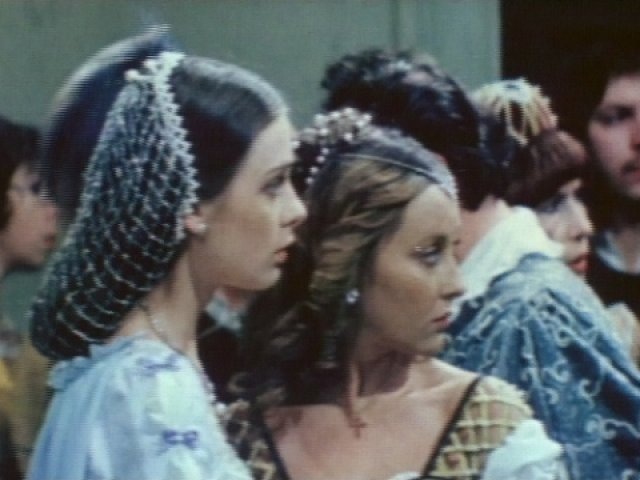 Кадр из фильма «Любовью за любовь», 1983 год, СССР. Геро и Беатриче на свадьбе.