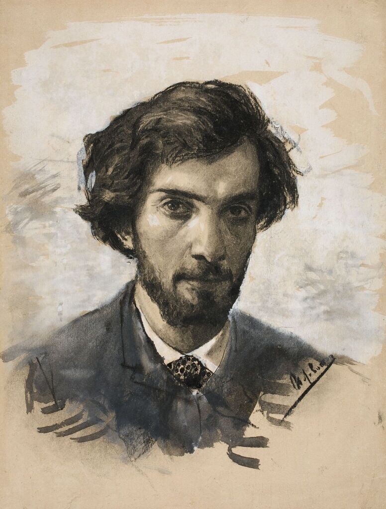 Автопортрет Исаака Левитана из собрание Третьяковской галереи (my.tretyakov.ru)