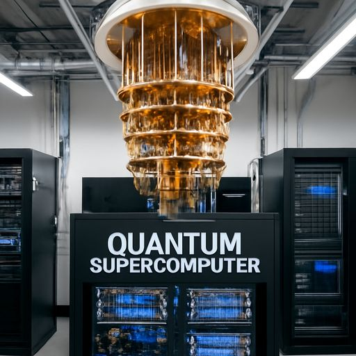 Так Искуственный интеллект представляет квантовый суперкомпьютер