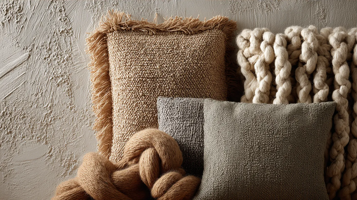 Это ощущение под пальцами: шелковистый лён, тёплый кашемир, грубоватая шерсть.