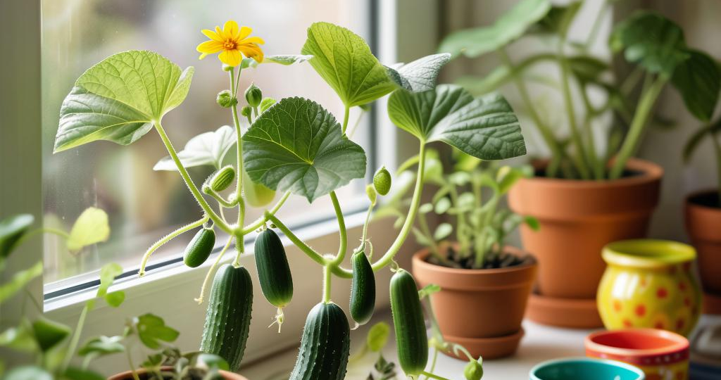 Свежие огурцы с подоконника: ваш мини-огород в городской квартире