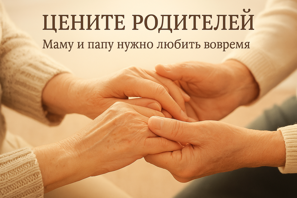 Цените родителей, маму и папу: почему мы понимаем это слишком поздно