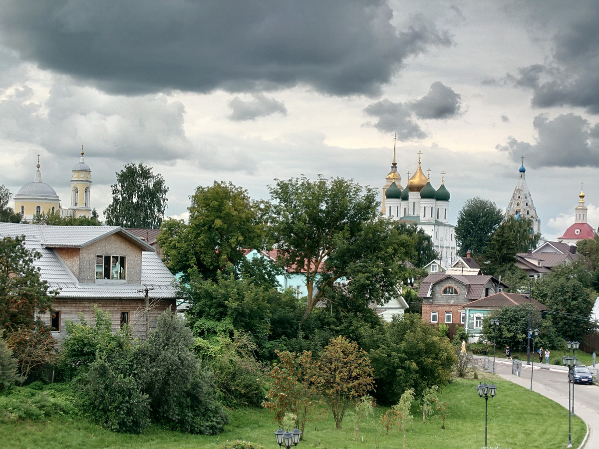 Вид на исторический центр Коломны