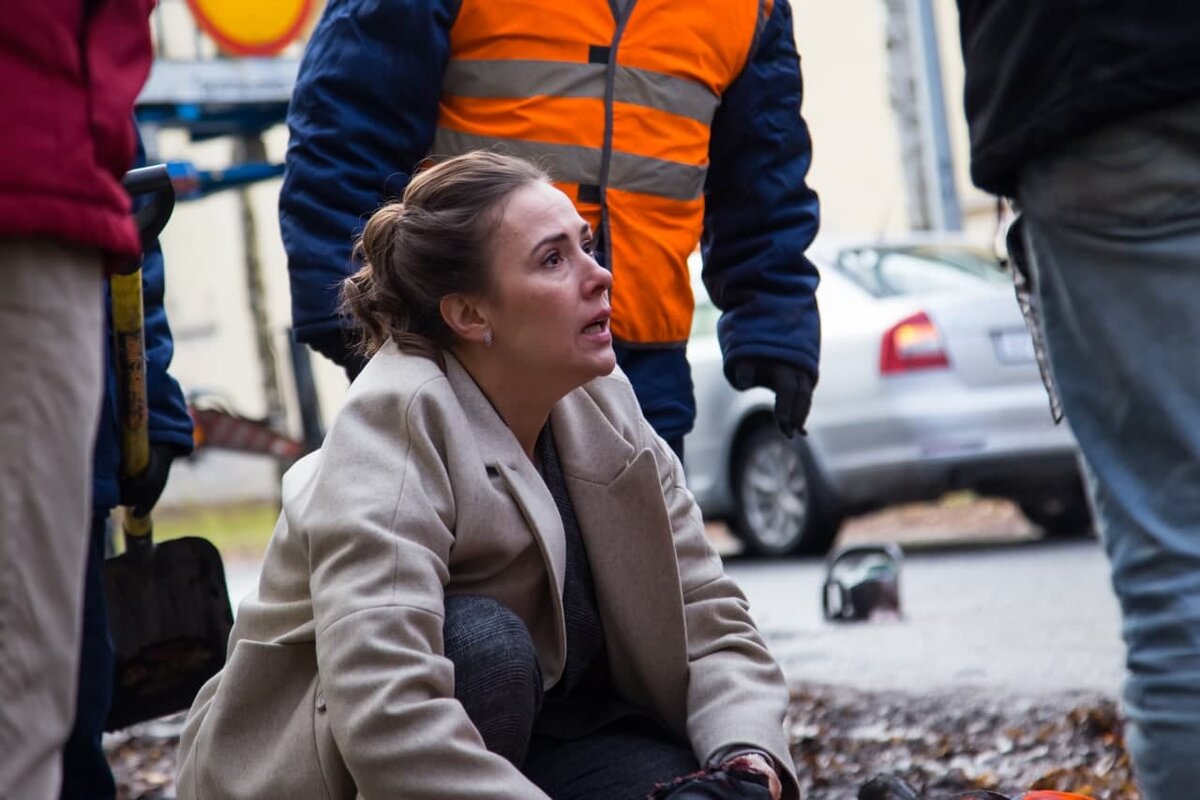 Фото со съёмок сериала «Спросите медсестру»