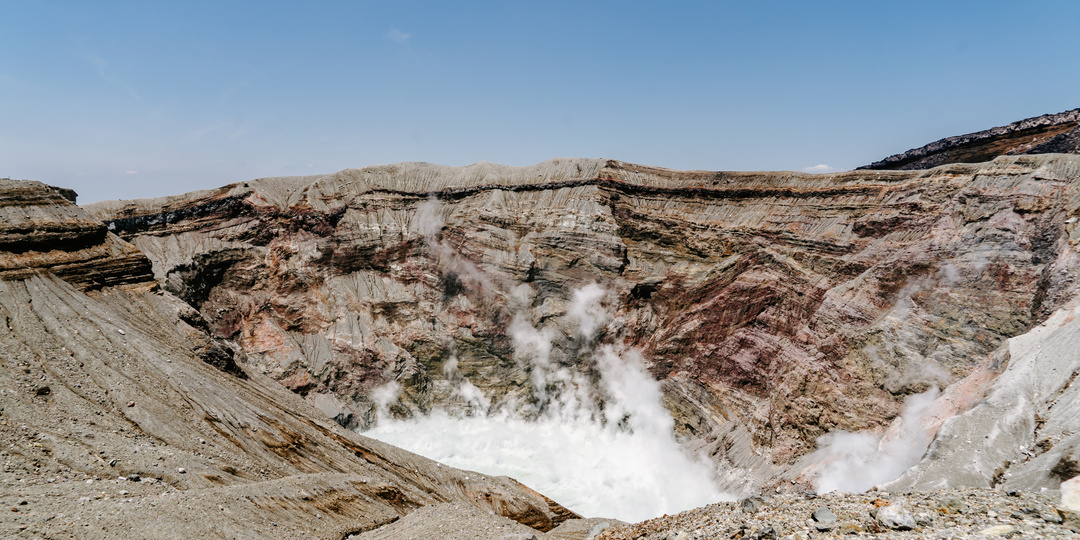 Япония на майские. Вулкан Асо