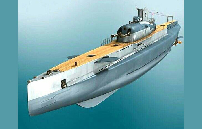 Это была очень странная подводная лодка.