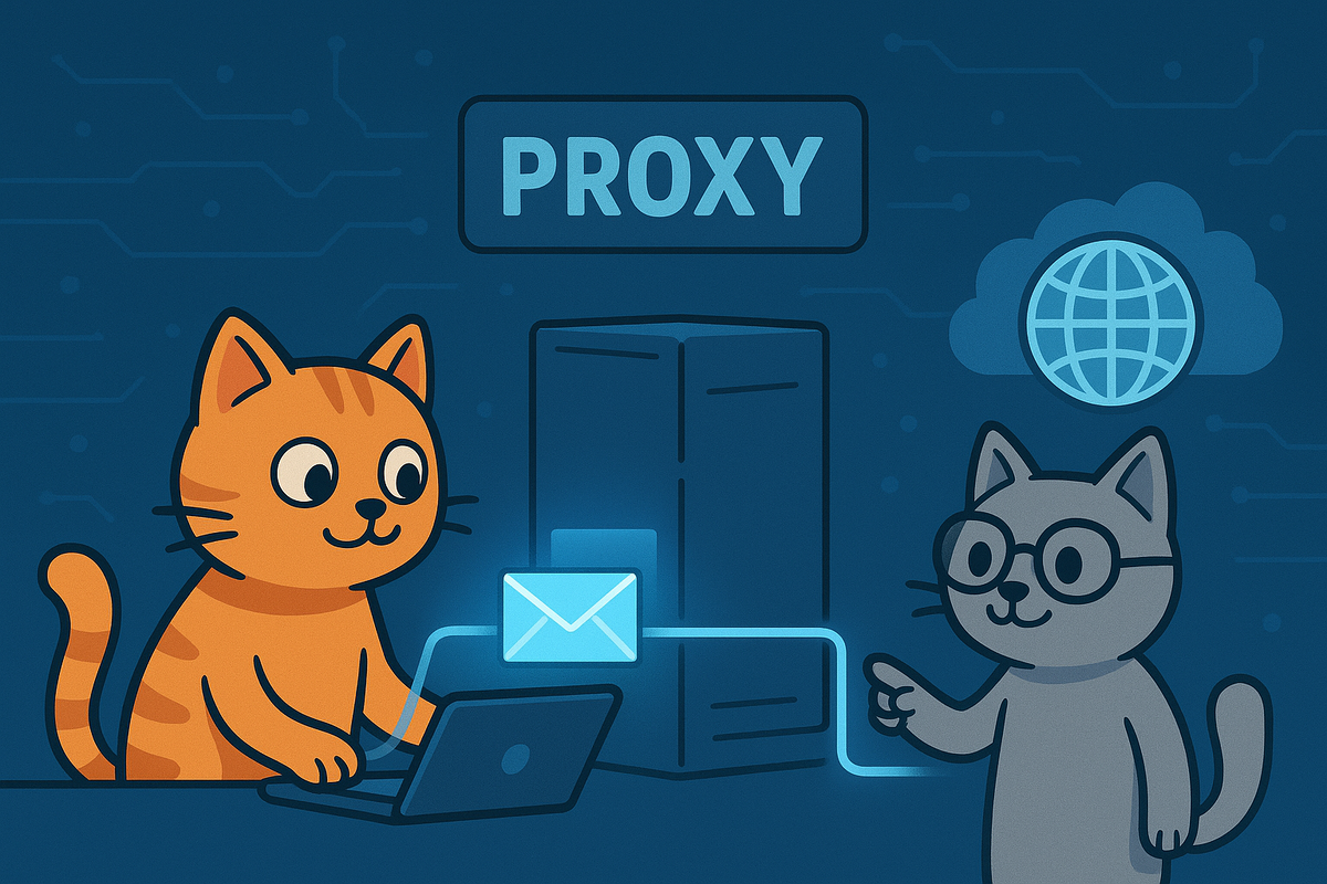 Прокси выступает сервером-посредником между вами и целевым сайтом