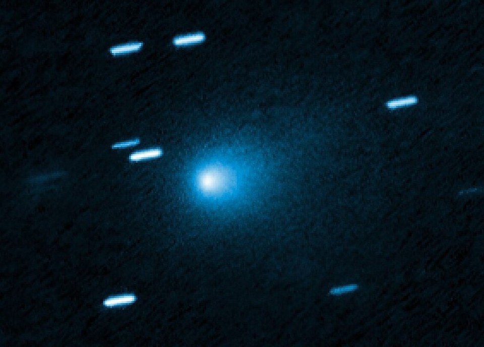    Фото космического объекта 3I/ATLAS, сделанное в июле телескопом Хаббл.