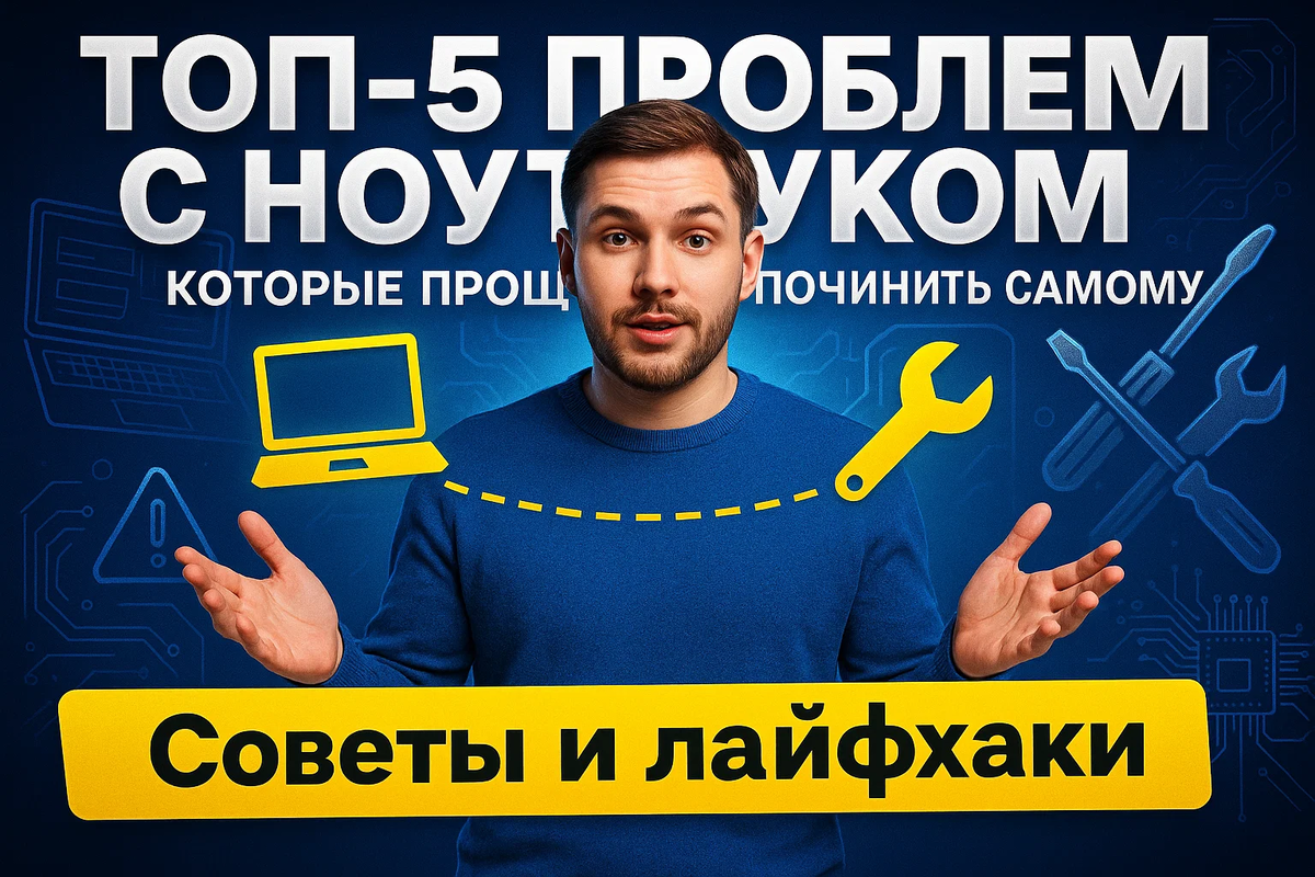 Ремонт ноутбука своими словами