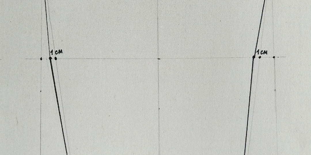 Рукав одношовный рубашечного типа, построение