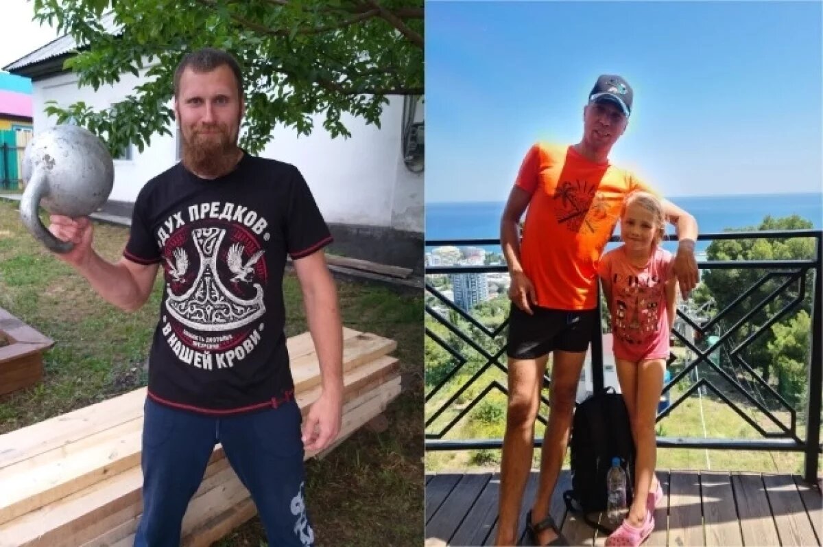    Шахтёры Александр Щёткин (справа) и Виталий Титов (слева)