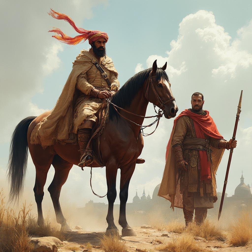 Изображение автора. Арабские завоеватели.