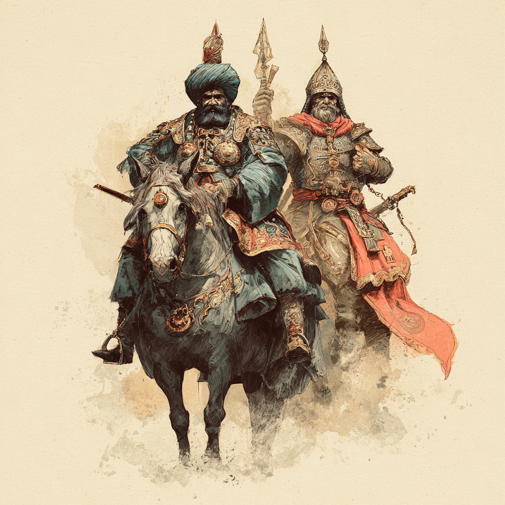 Изображение автора. Арабские завоевания.