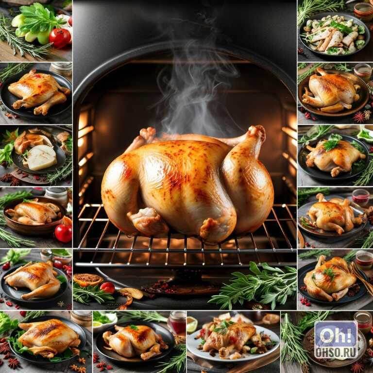    Курица в духовке © ohso.ru