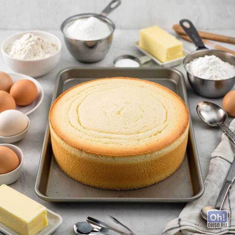    Бисквитный торт © ohso.ru