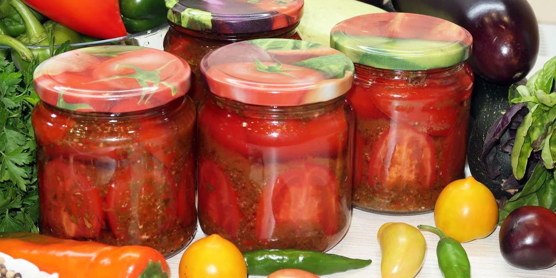 Маринованные помидоры дольками по-грузински на зиму