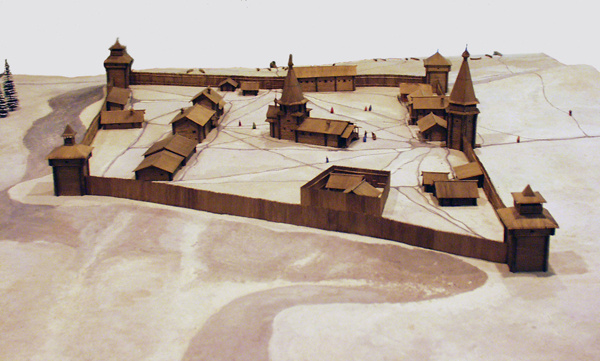    Примерно так выглядел Красноярский острог Фото: Красноярский краеведческий музей