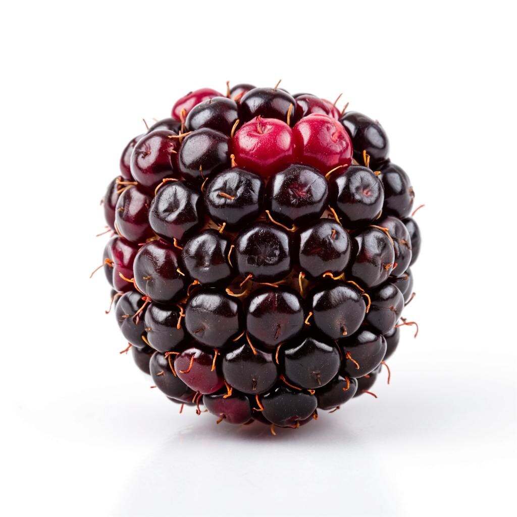 Чёрная ежевика обладает множеством полезных свойств благодаря своему богатому составу витаминов и минералов. Вот некоторые из её преимуществ:

▌ Полезные свойства чёрной ежевики

▌ 1. Богатый источник антиоксидантов

Черная ежевика богата антоцианами, флавоноидами и витамином C, которые помогают бороться со свободными радикалами, защищая клетки организма от повреждений и замедляя процессы старения.

▌ 2. Поддержка иммунитета

Высокое содержание витамина C способствует укреплению иммунной системы, помогая организму лучше справляться с инфекциями и заболеваниями.

▌ 3. Улучшение пищеварения

Ежевика содержит клетчатку, способствующую нормализации работы кишечника и предотвращению запоров.

▌ 4. Положительное влияние на сердечно-сосудистую систему

Антиоксиданты и калий способствуют снижению риска развития заболеваний сердца и сосудов, поддерживая нормальное кровяное давление.

▌ 5. Польза для зрения

Витамин A и антиоксиданты, содержащиеся в ягодах, полезны для здоровья глаз, защищают сетчатку и улучшают зрение.

▌ 6. Антираковые свойства

Некоторые исследования показывают, что регулярное употребление черной ежевики может снижать риск возникновения некоторых видов рака благодаря наличию полифенолов и эллаговой кислоты.

▌ 7. Контроль уровня сахара в крови

Благодаря низкому гликемическому индексу черная ежевика помогает поддерживать стабильный уровень глюкозы в крови, что полезно для диабетиков.

Однако важно помнить, что полезные свойства проявляются при умеренном употреблении ягоды, поскольку чрезмерное потребление может вызвать дискомфорт в желудке или аллергические реакции у чувствительных людей.

Таким образом, включение чёрной ежевики в рацион питания способно принести пользу здоровью и общему самочувствию.