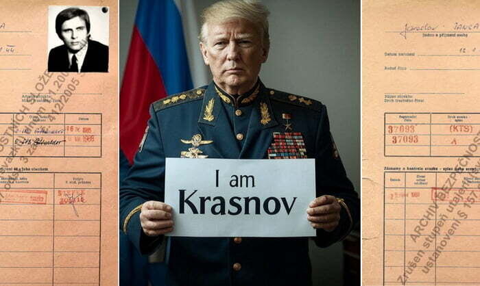   Трамп якобы получил тайное прозвище "Краснов". Фото: соцсети