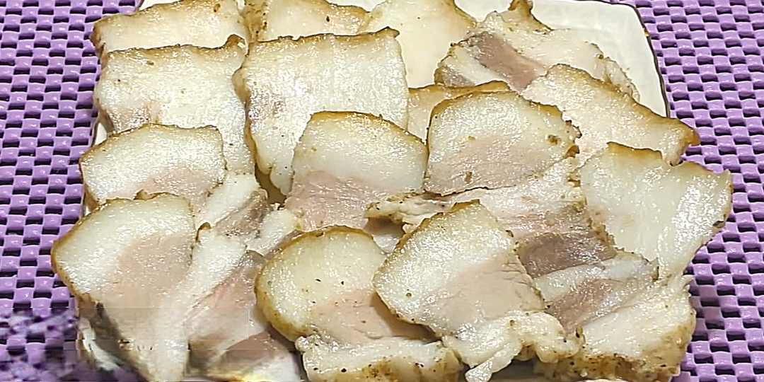 Сказочное сало. Тает во рту как масло! Закусочное сало с чесноком и пряностями в банке!