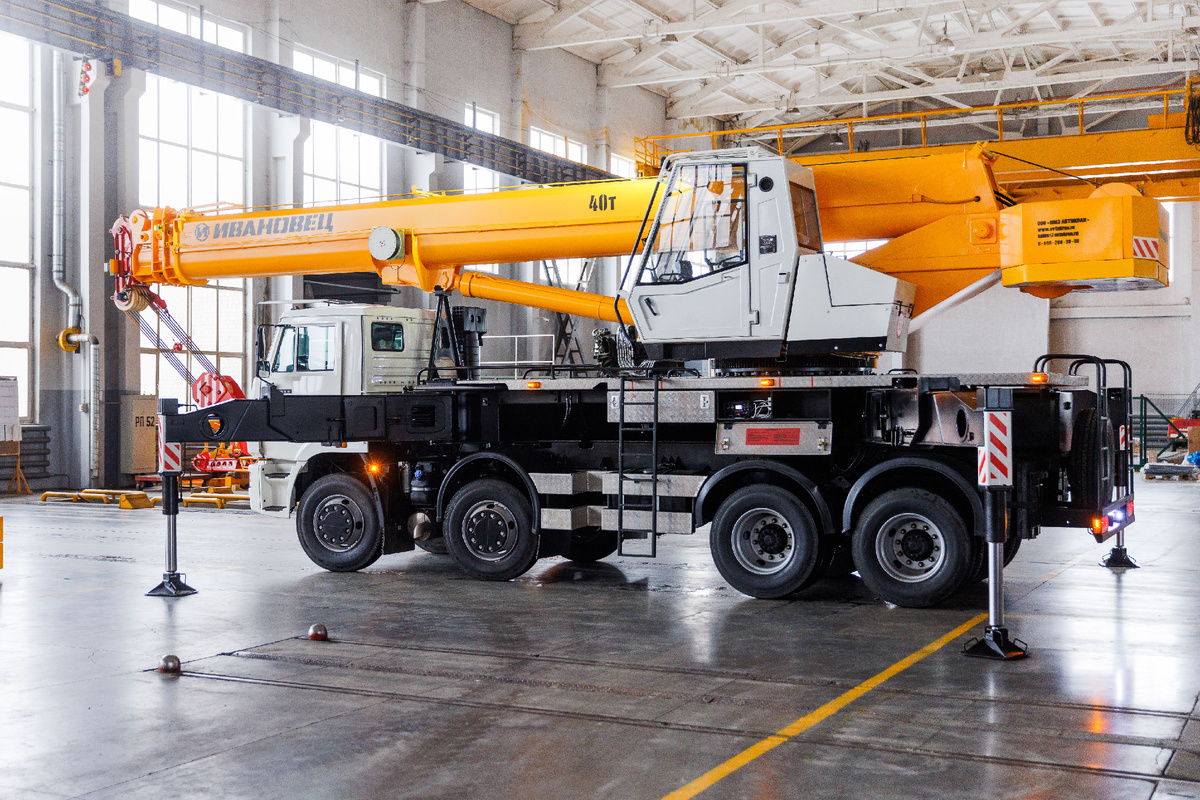 Модели автокранов «Ивановец»