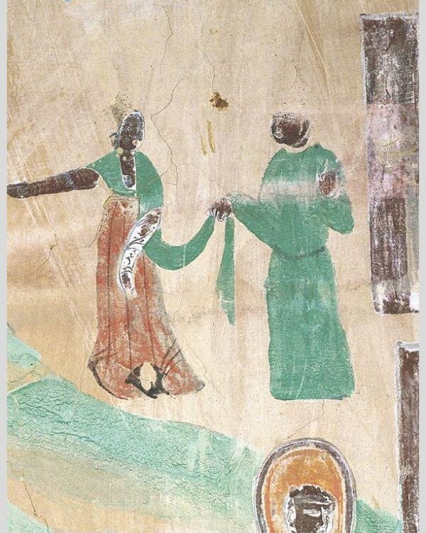 Фреска "Слова любви" в храме Могао, Дуньхуан