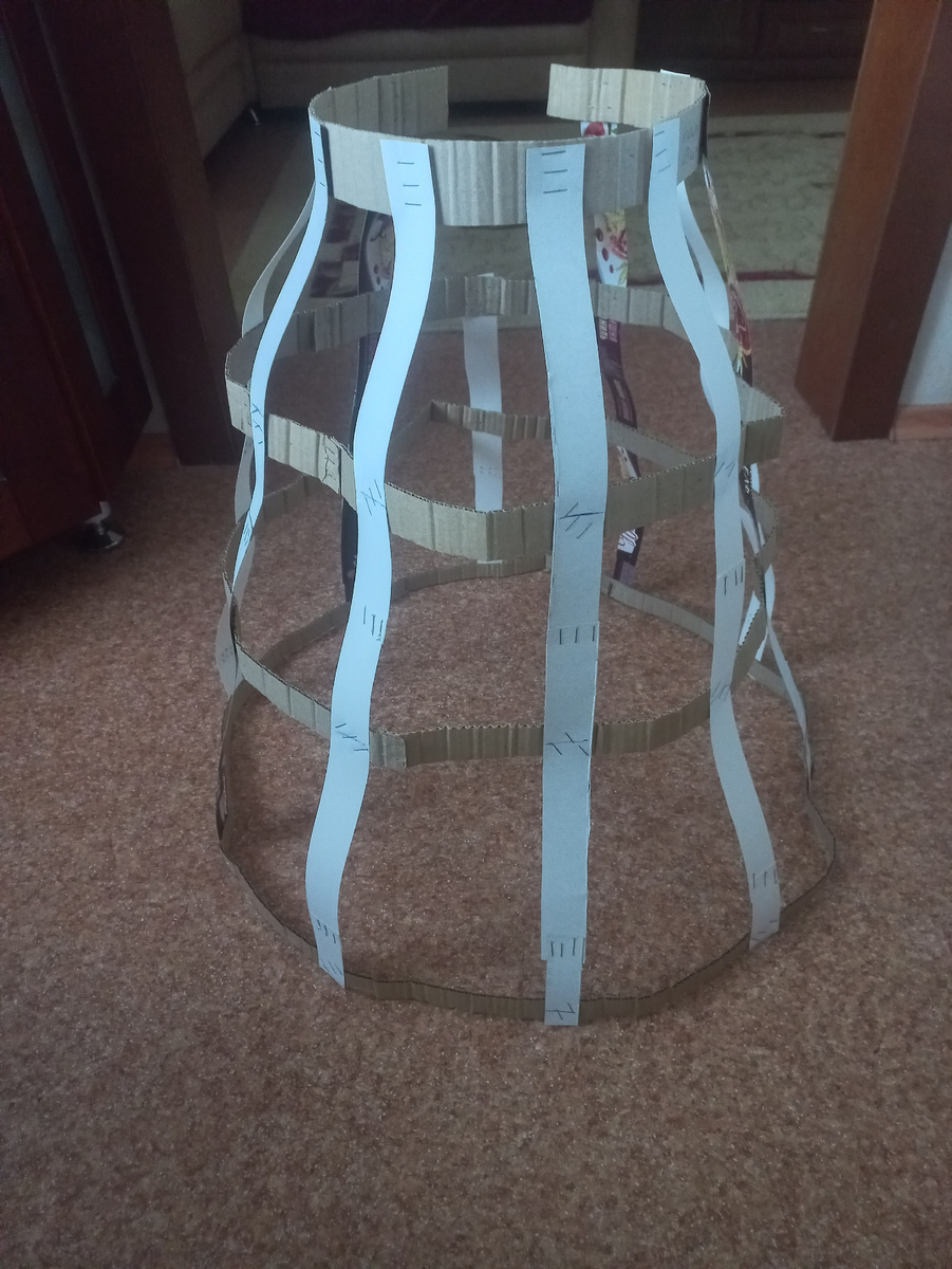 Каркас юбки. Фото автора. 