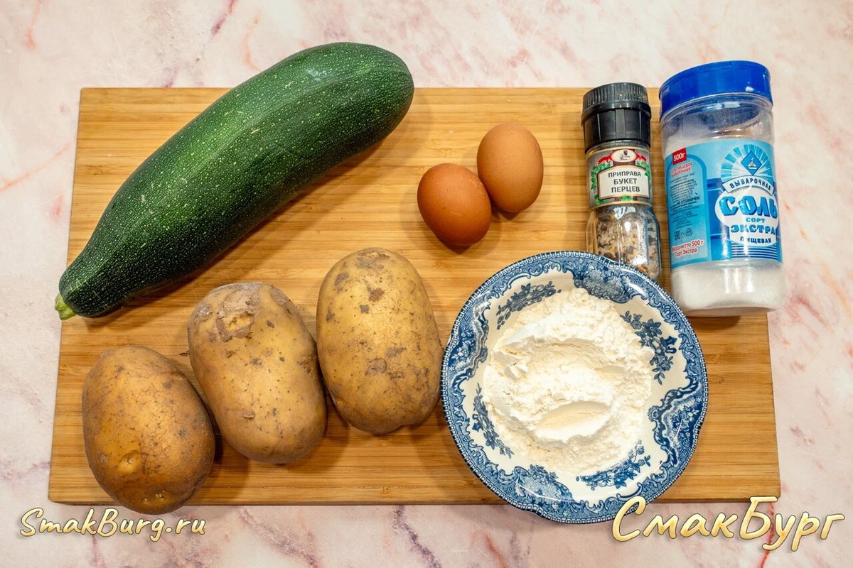 Основные ингредиенты для создания вкуснейших домашних драников