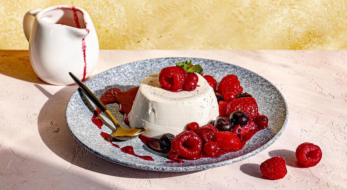 Итальянский десерт панна-котта