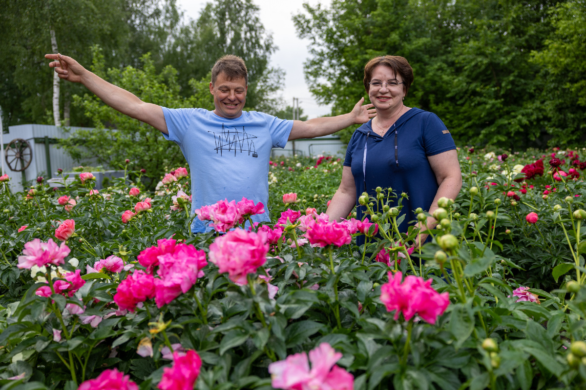 Я в гостях у Любови Аристарховой в Пионовом Раю
