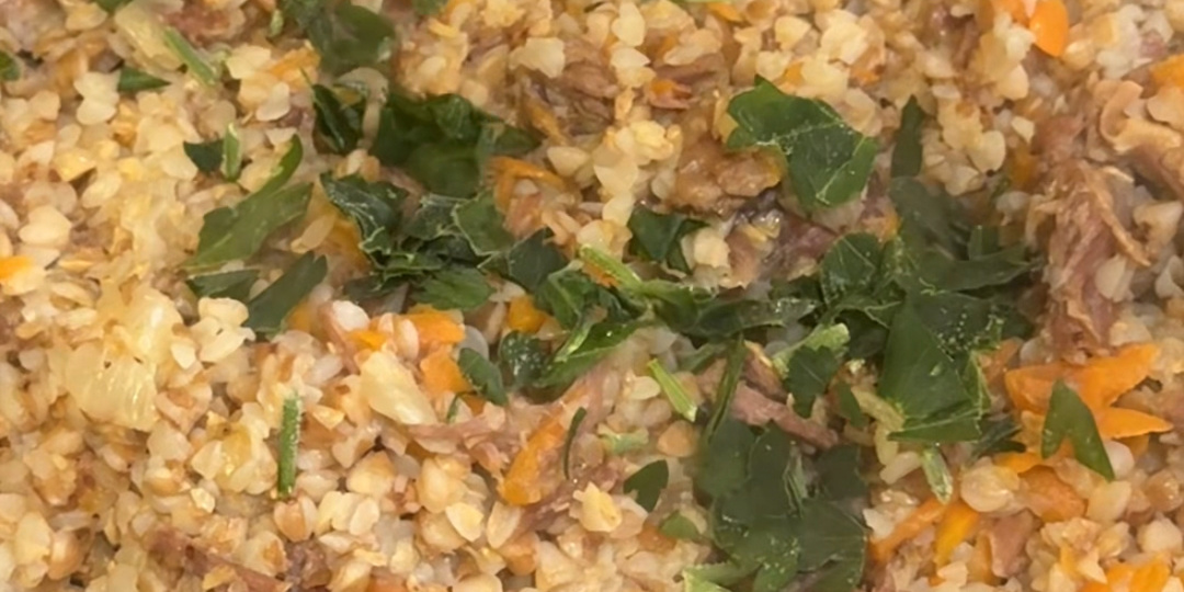 ГРЕЧКА С ТУШЕНКОЙ