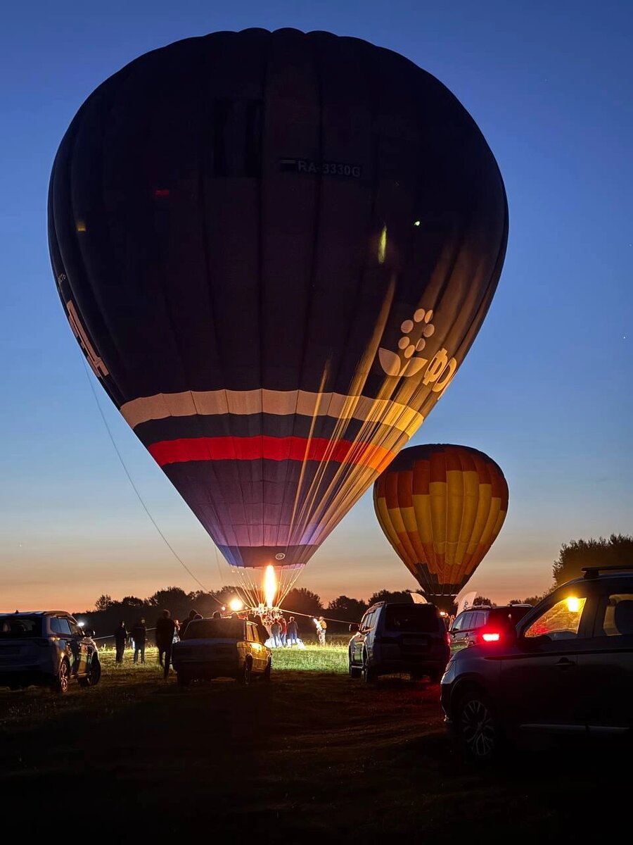    Шар поднялся в воздух в 05:55 утра. Фото: Telegram-канал Федора Конюхова