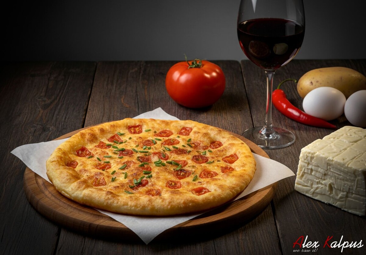 Мохракула (მოხრაკულა): кулинарное наследие Рачи в грузинской кухне. В версии на фотографии перед жаркой часть помидоров и лука были посыпаны и сверху! Это как вариация