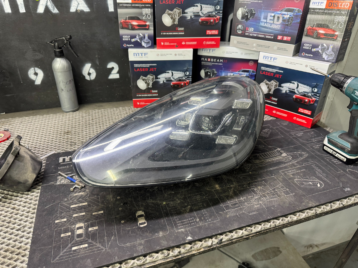 Снятая фара