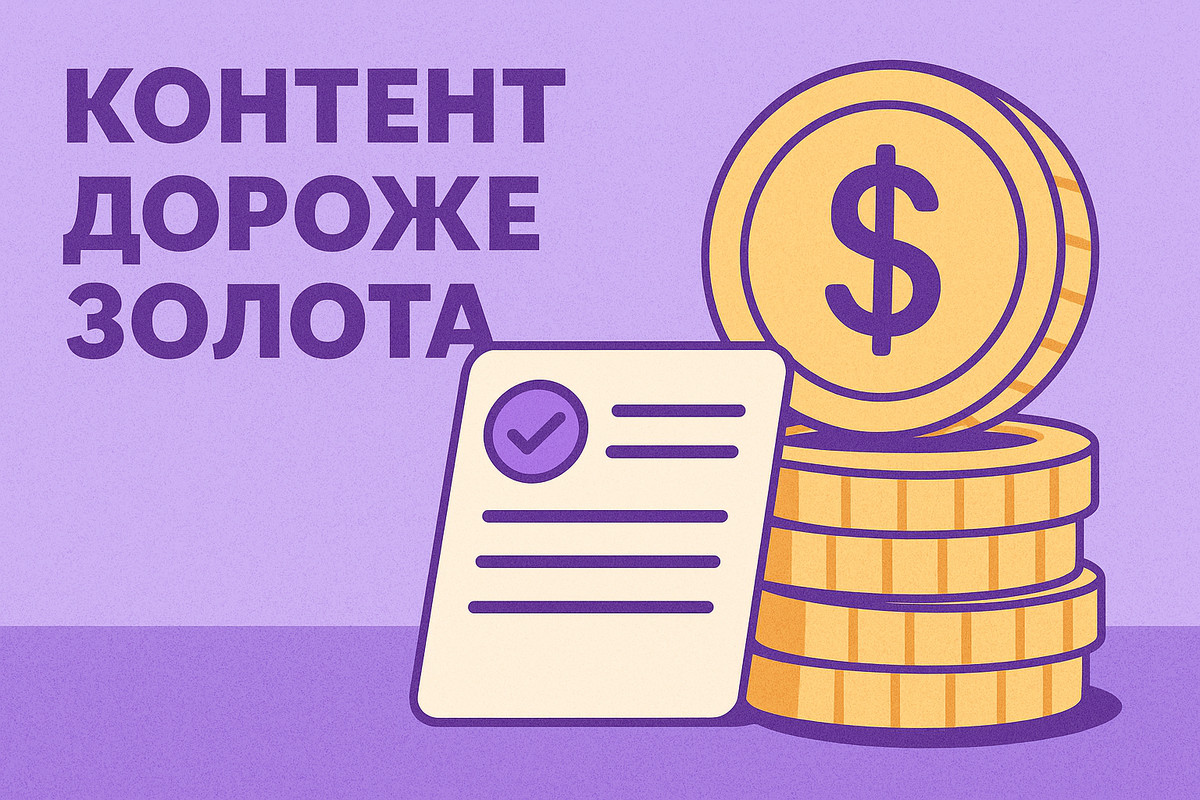 «Контент дороже золота»