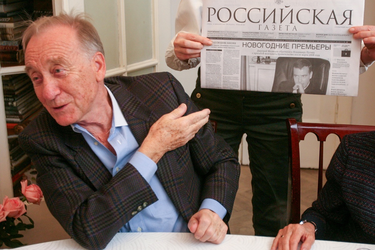    "Российская газета" в гостях у Родиона Щедрина и его супруги Майи Плисецкой. 2007 год. / Фото: Виктор Васенин/РГ