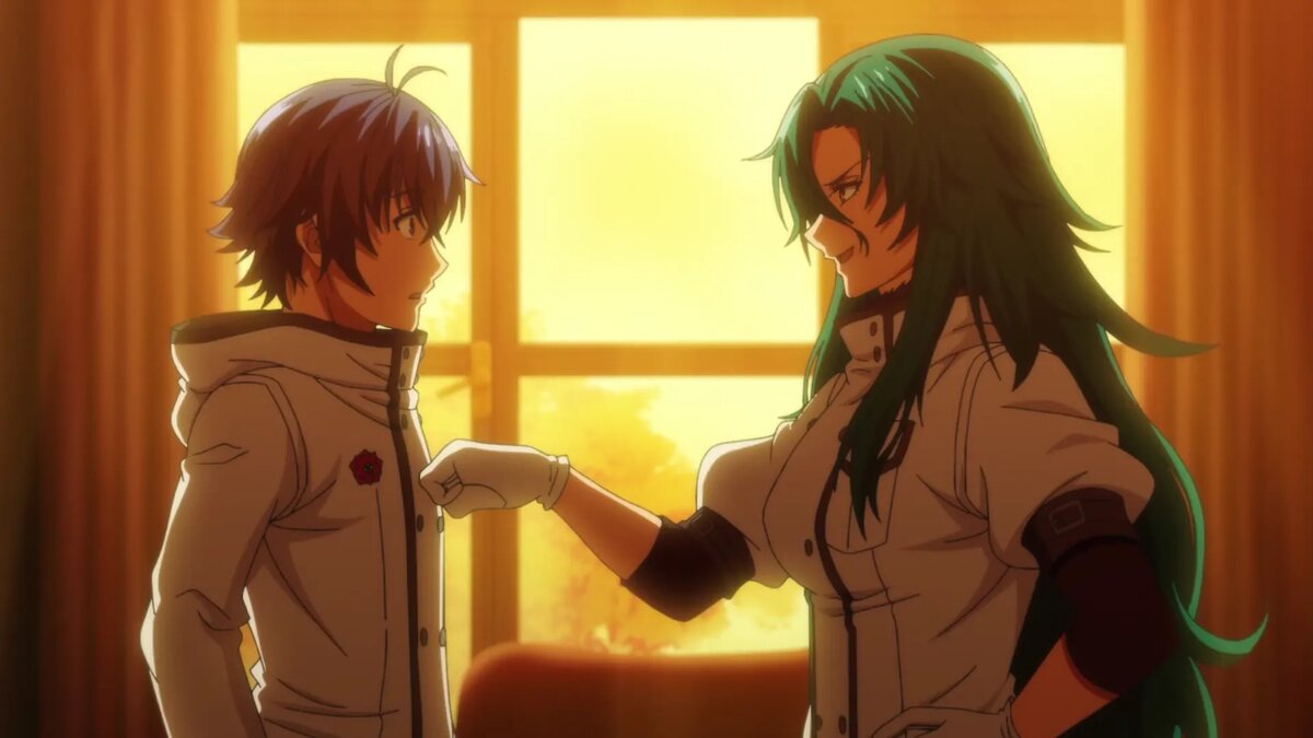 Кадр из аниме «Неправильный способ использования исцеляющей магии»   📷