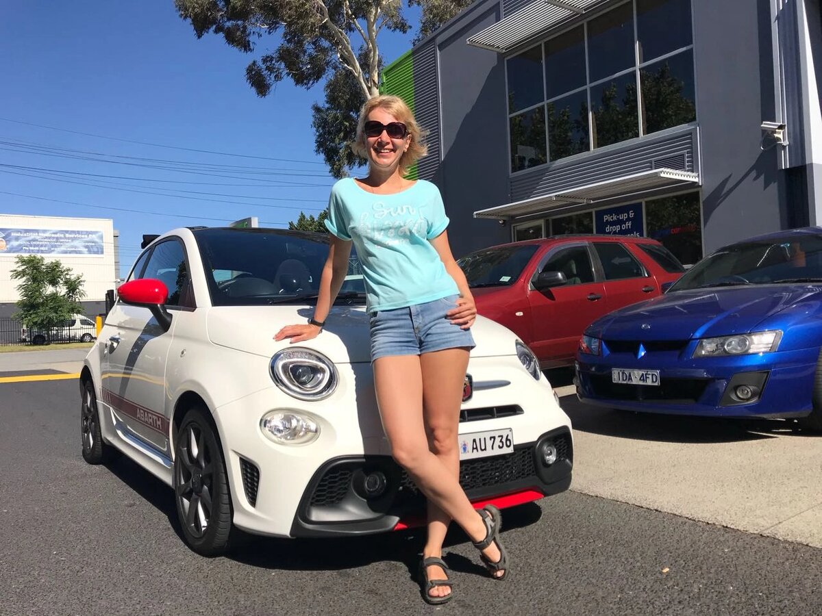 Ох, сколько радости! И это я еще не знаю, что сейчас на ней поеду.